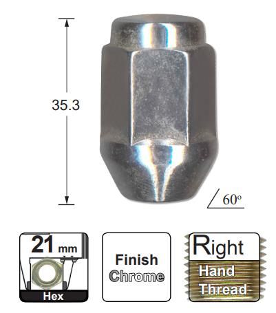 Chrome Nut