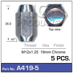 Chrome Nut