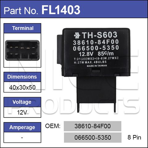 Flasher  OEM:38610-84F00  066500-5350