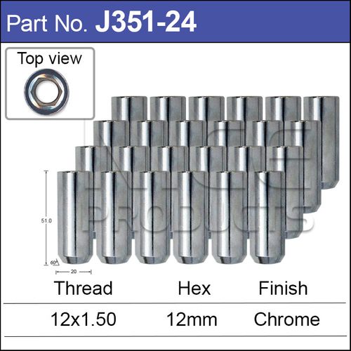 Allen Keys Nuts Pk24 + J6KEY
