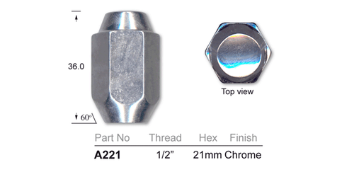Chrome Nut