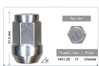 Wheel Nuts Pk25