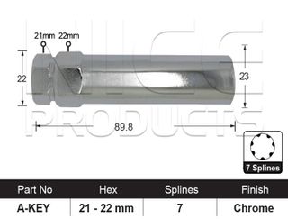 7 Spline A Style KEY