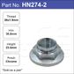 Hub Nuts Pair