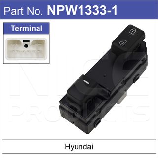Single Window Power Window Switch