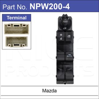 Power Window Switch OEM: DB8T-66-350
