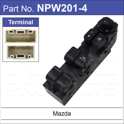 Power Window Switch OEM: B50A-66-350