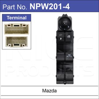 Power Window Switch OEM: B50A-66-350