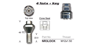 Lock Nuts (set of 4)