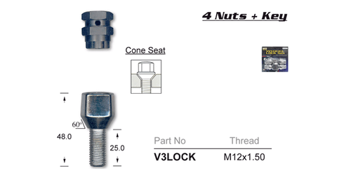 Lock Nuts (set of 4)