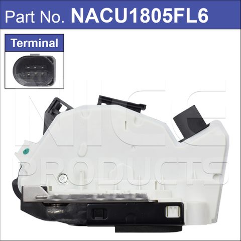 Door Lock Actuator OEM: 5N2837015  (6 Pins)