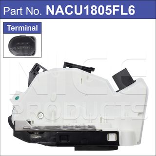 Door Lock Actuator OEM: 5N2837015  (6 Pins)