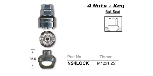 Lock Nuts (set of 4)
