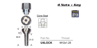 Lock Nuts (set of 4)