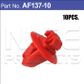 Plastic Trim Fasterner pk10