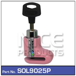 Motorcycle Disc Lock Pink