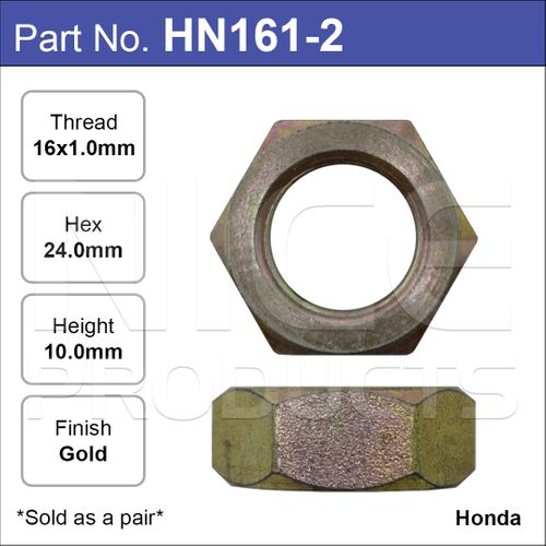 Hub Nuts Pair