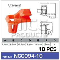 Door Clip Pkt 10