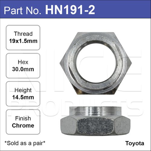 Hub Nuts Pair