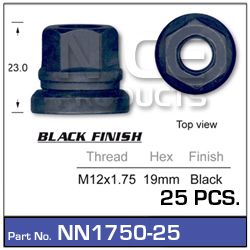 Wheel Nut Pkt 25