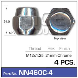 Wheel Nuts pk4