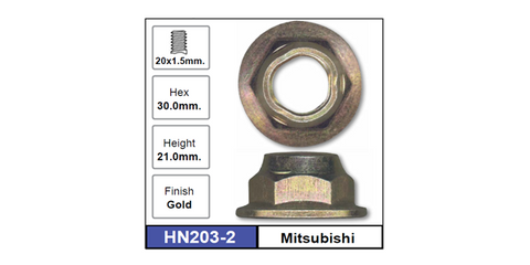 Hub Nuts Pair