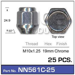 Wheel Nuts pk25