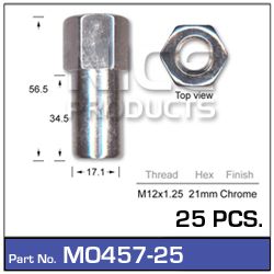 Wheel Nuts pk25