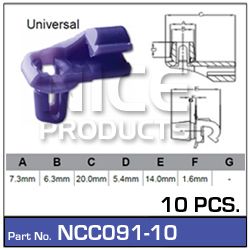 Door Clip Pkt 10