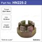 Hub Nuts Pair