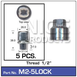 Lock Nuts (set of 5)