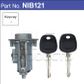 Ignition Barrel 2 Keys With Transponder Chip #68