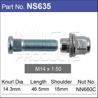 Wheel Stud & Nut