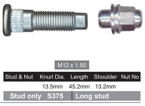 Wheel Stud & Nut