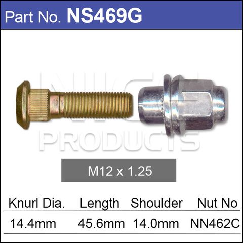 Wheel Stud & Nut