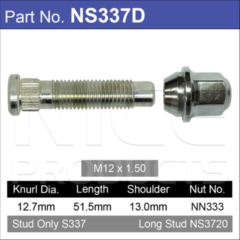 Wheel Stud & Nut