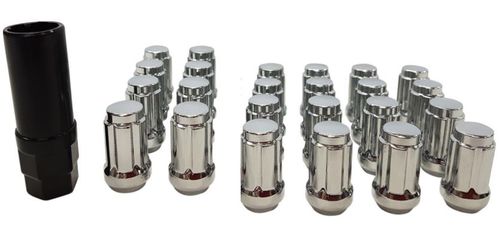 Chrome Nuts Pk24 + BJ-KEY