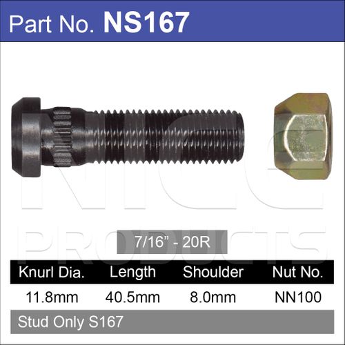 Wheel Stud & Nut