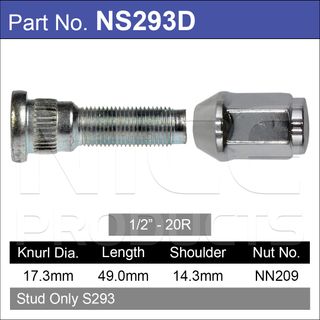 Wheel Stud & Nut