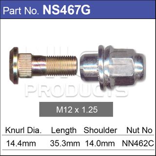 Wheel Stud & Nut