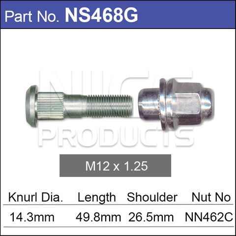 Wheel Stud & Nut