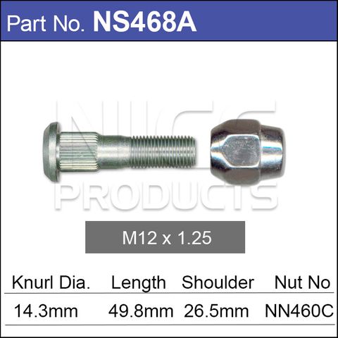 Wheel Stud & Nut