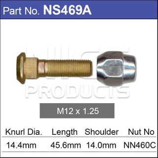 Wheel Stud & Nut