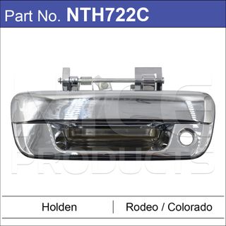 TailGate Handle With Key Hole CHROME