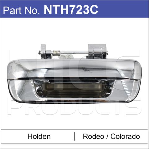Tailgate Handle Without KEY HOLE CHROME