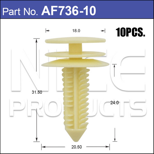 Fasteners Pkt 10