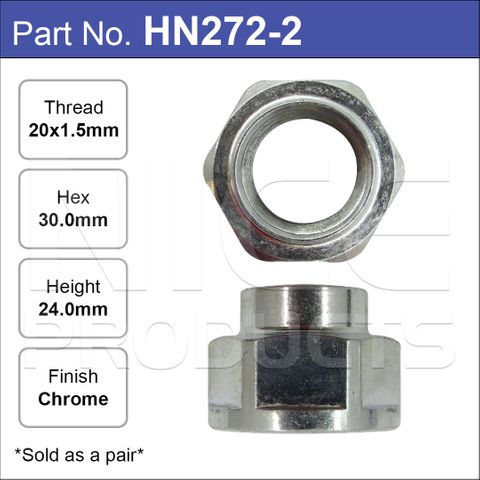 Hub Nuts Pair