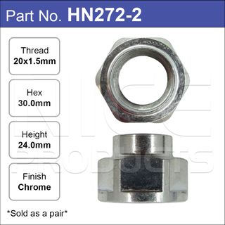 Hub Nuts Pair
