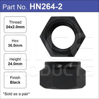 Hub Nuts Pair
