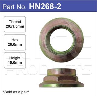 Hub Nuts Pair